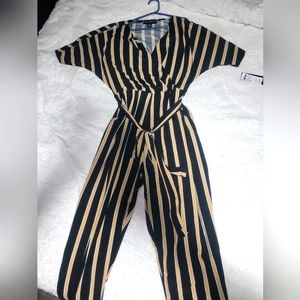 Striped romper